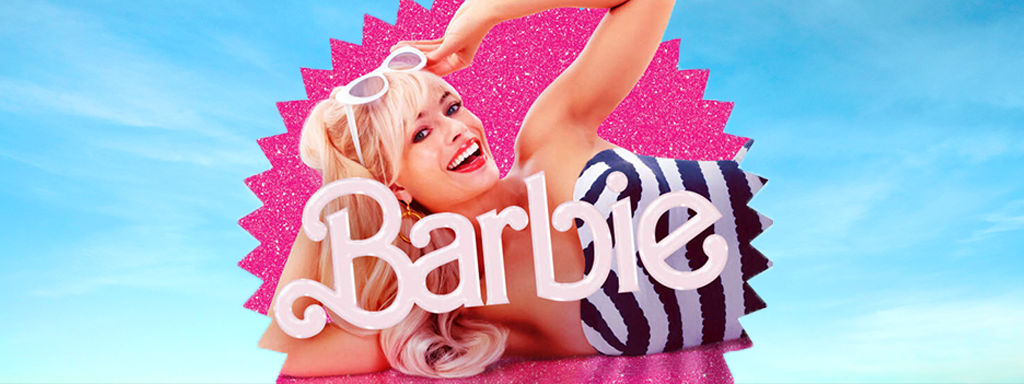 Barbie movie poster featuring Margot Robbie